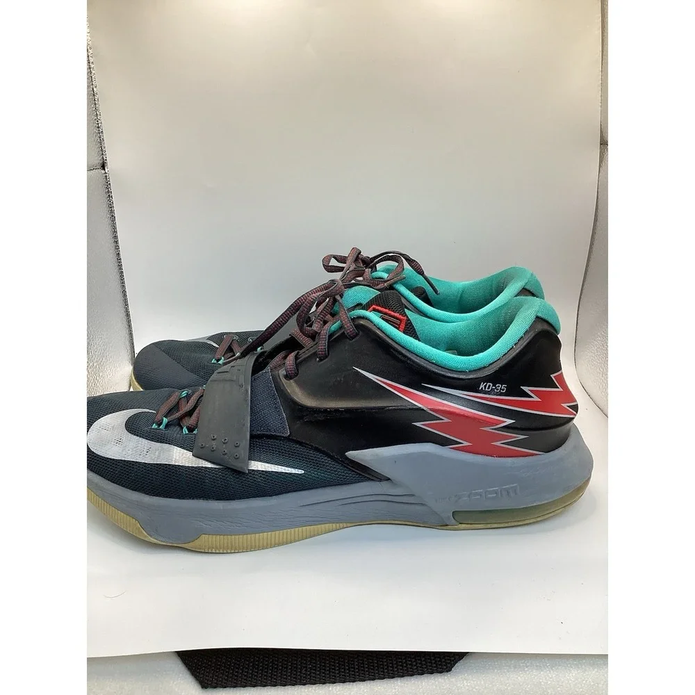 2015 NIKE KD (7) VII Thunderbolt Zoom~653996-005~Sneakers Men's Size: 13
